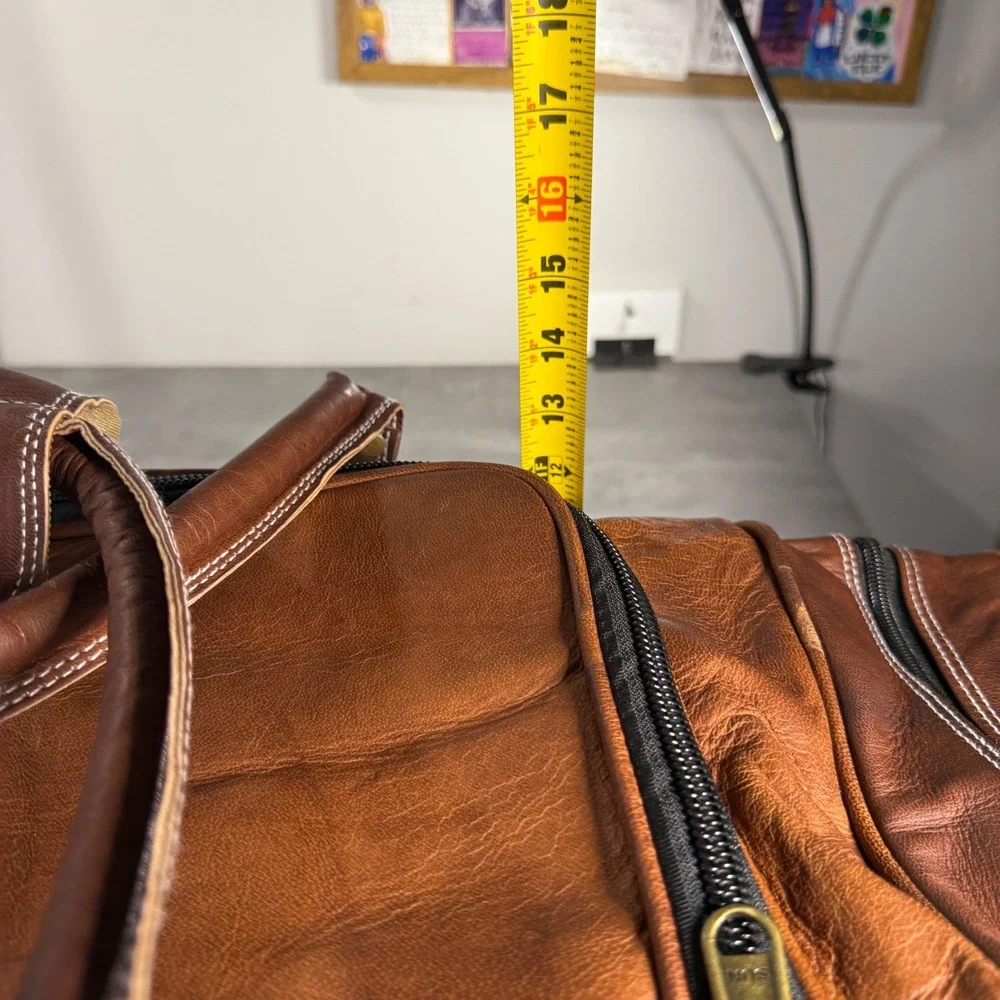 MaheTri Walker Leather Weekender 30